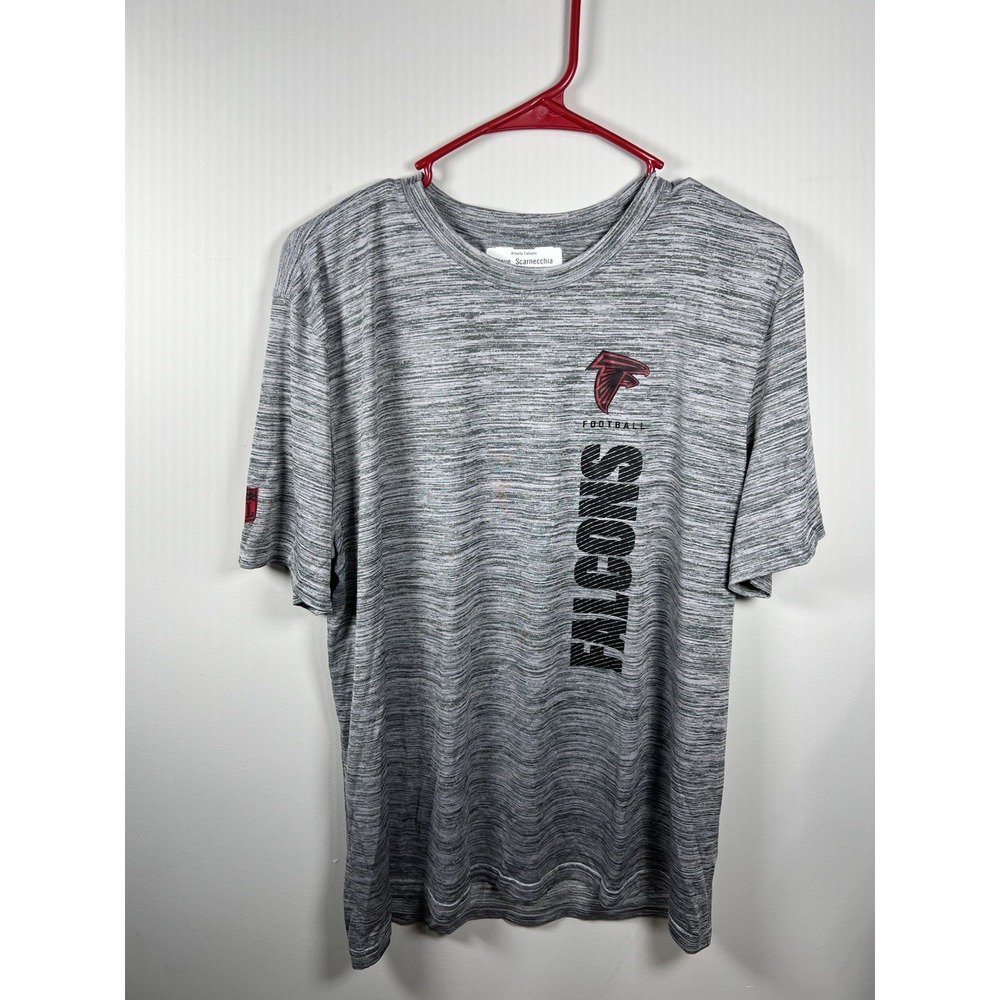 #J104  MEN Large Nike DRI-FIT SHIRT ATLANTA FALCONS NFL Performance Team Issued